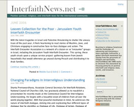 [InterfaithNews.Net website relaunch]